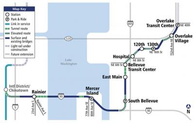 East Link project schematic