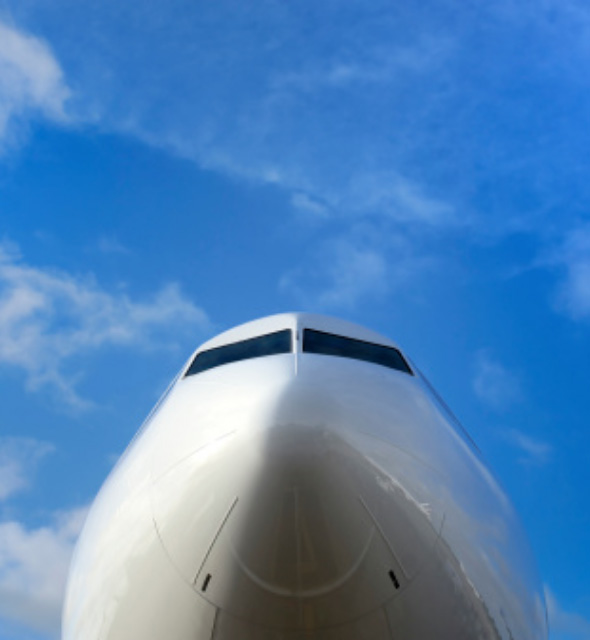 A white plane.