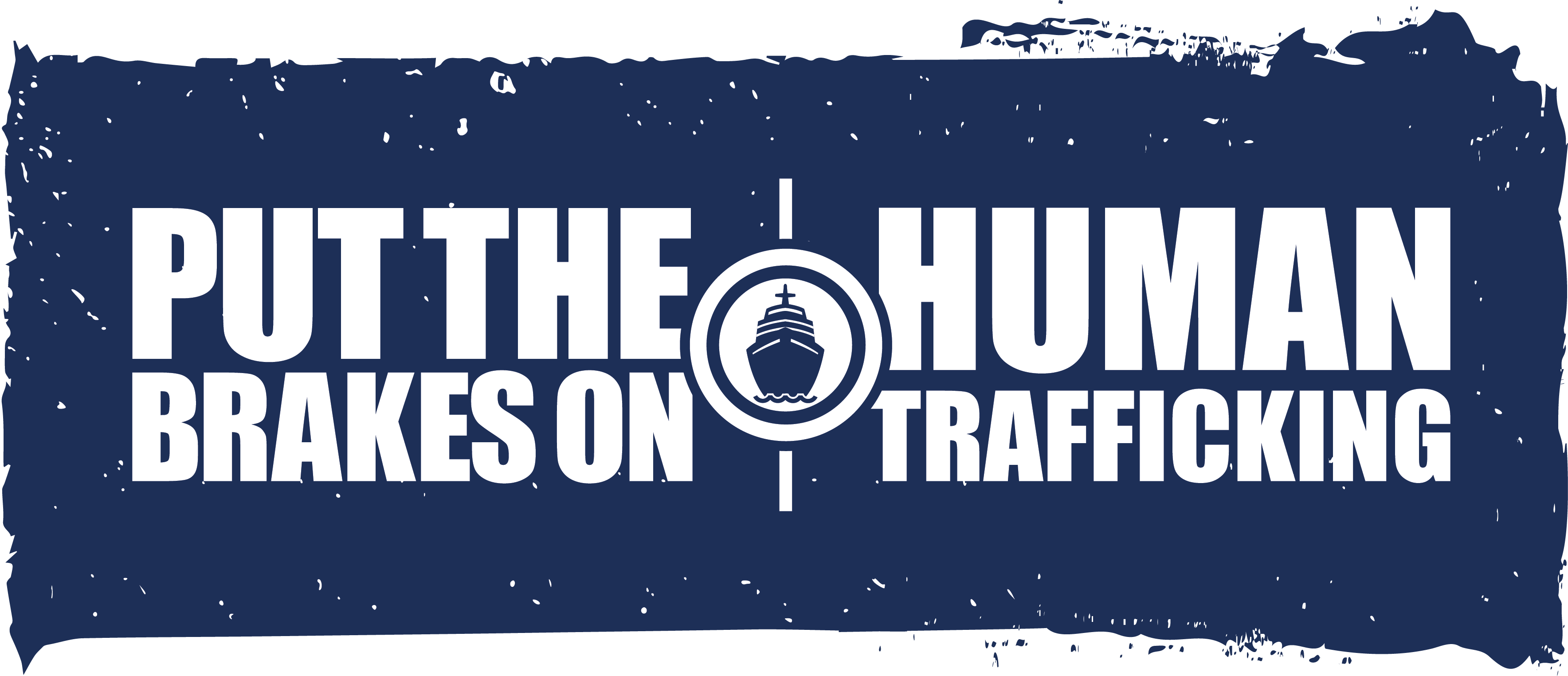 Maritime horizontal logo for Stop Human Trafficking campaign
