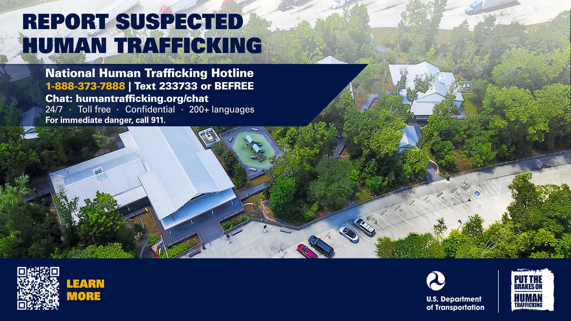 DOT HT Rest Area Digital Display English