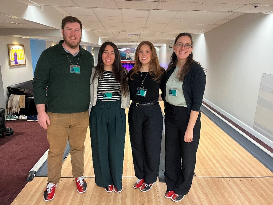 Honors Attorneys on a Field trip at the White House bowling alley 