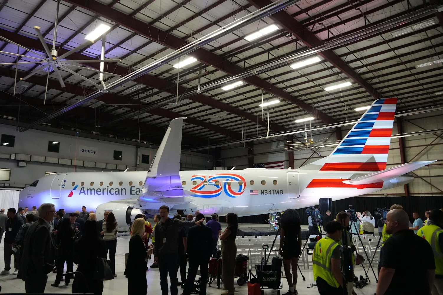 American Airlines 250 Plane