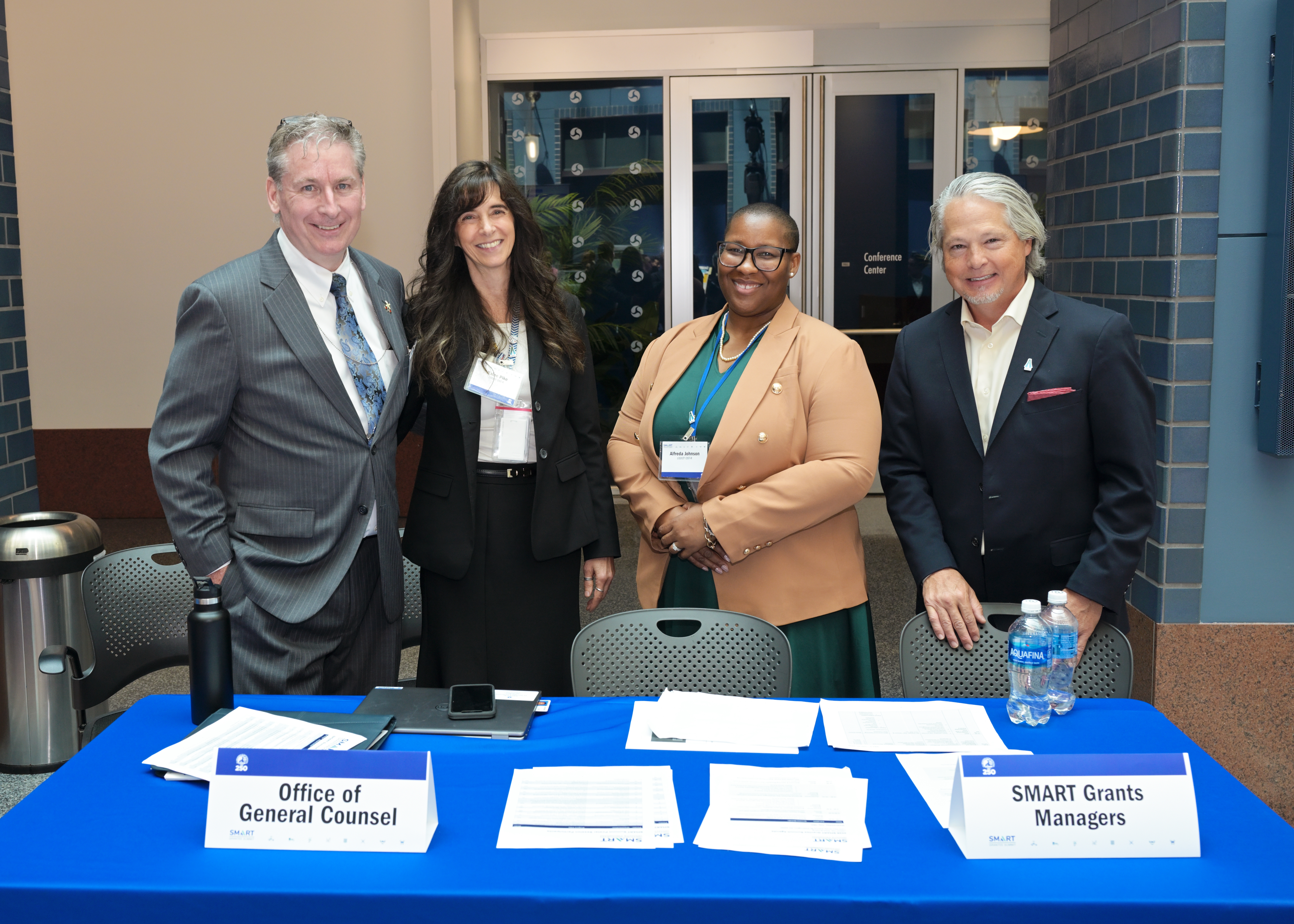 SMART Grant Managers pose during the 2026 SMART Summit held at U.S. DOT Headquarters in July of 2026 (U.S. DOT).