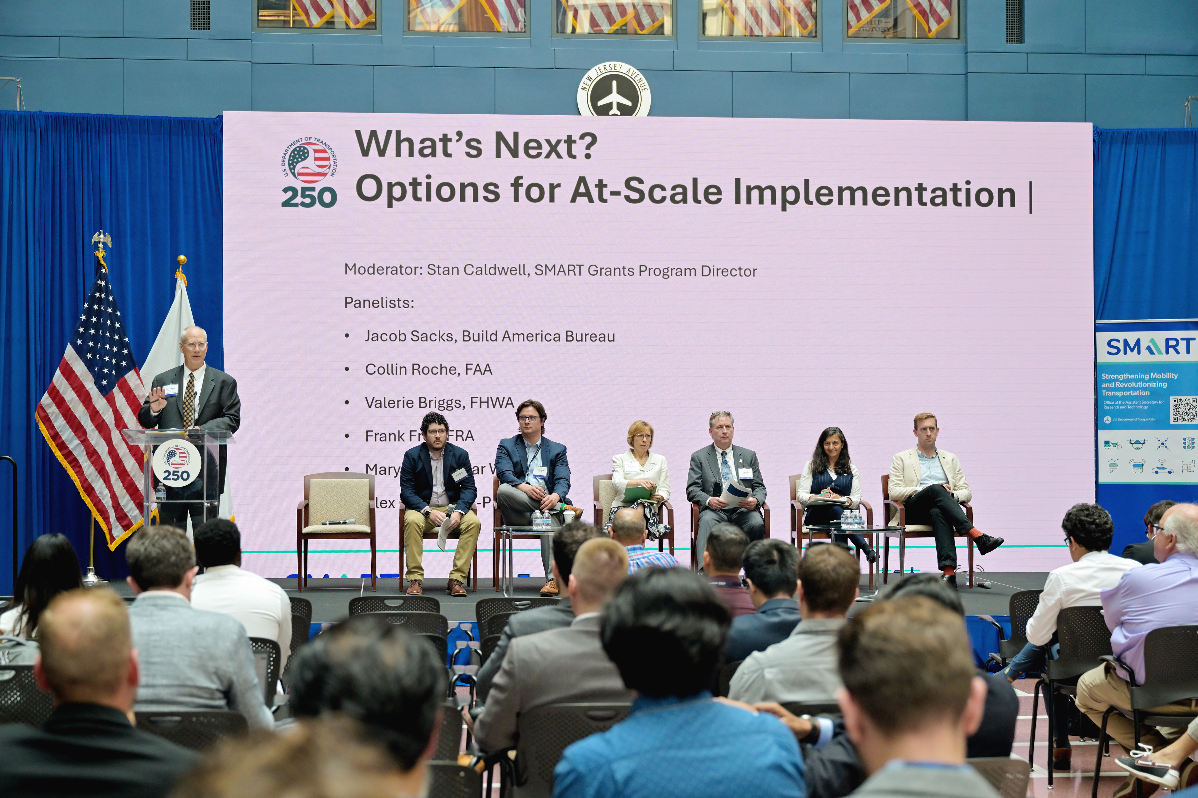 Image from Strategies for Scale Session at the SMART Summit 2026 (U.S. DOT).