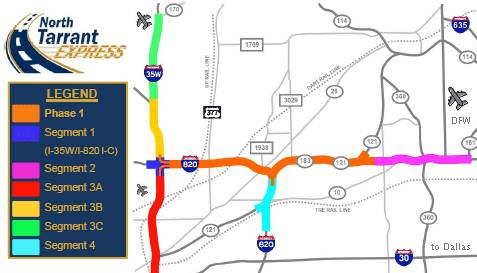 North Tarrant Express Segments 1 and 2A