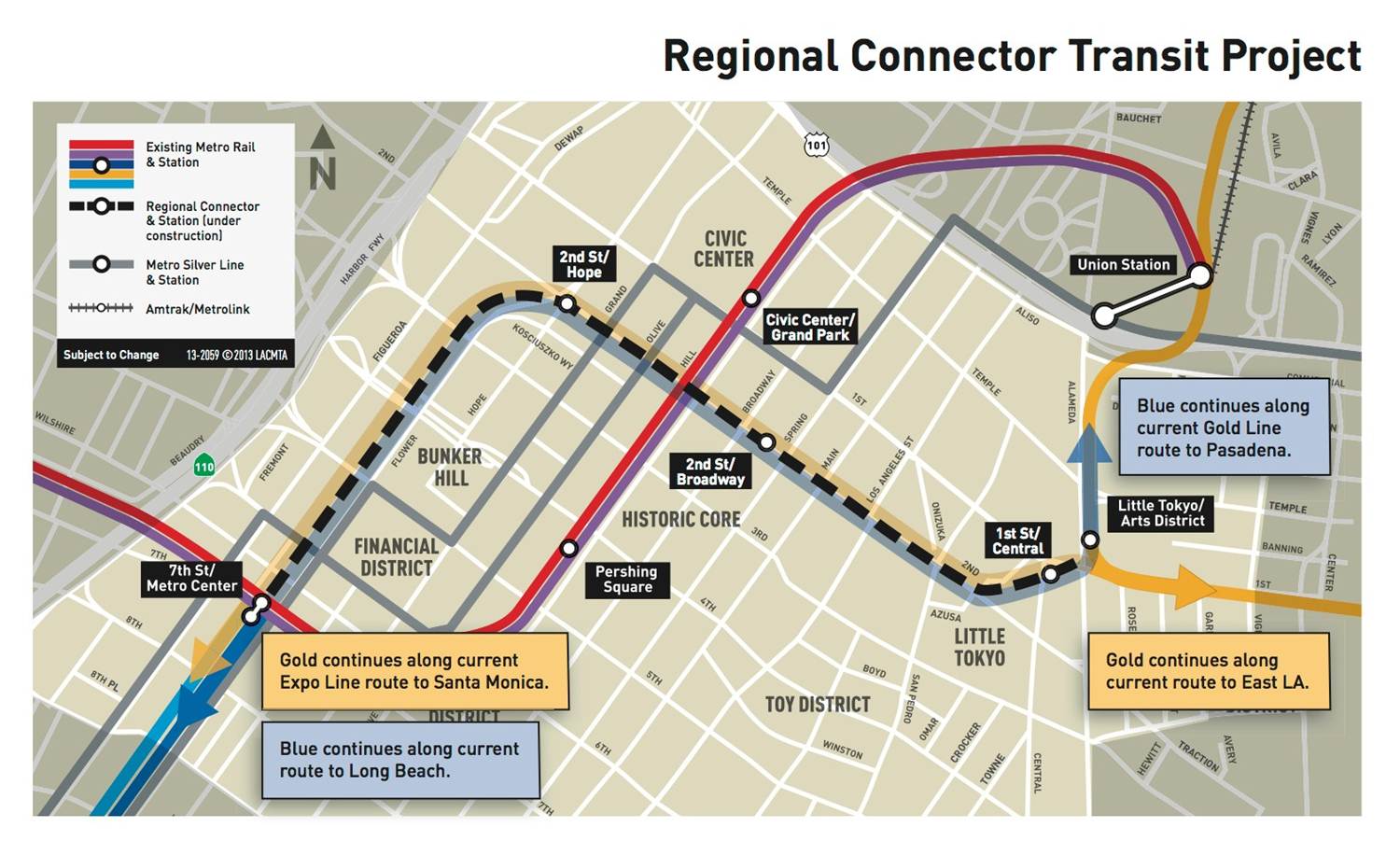 Image result for regional connector transit project map