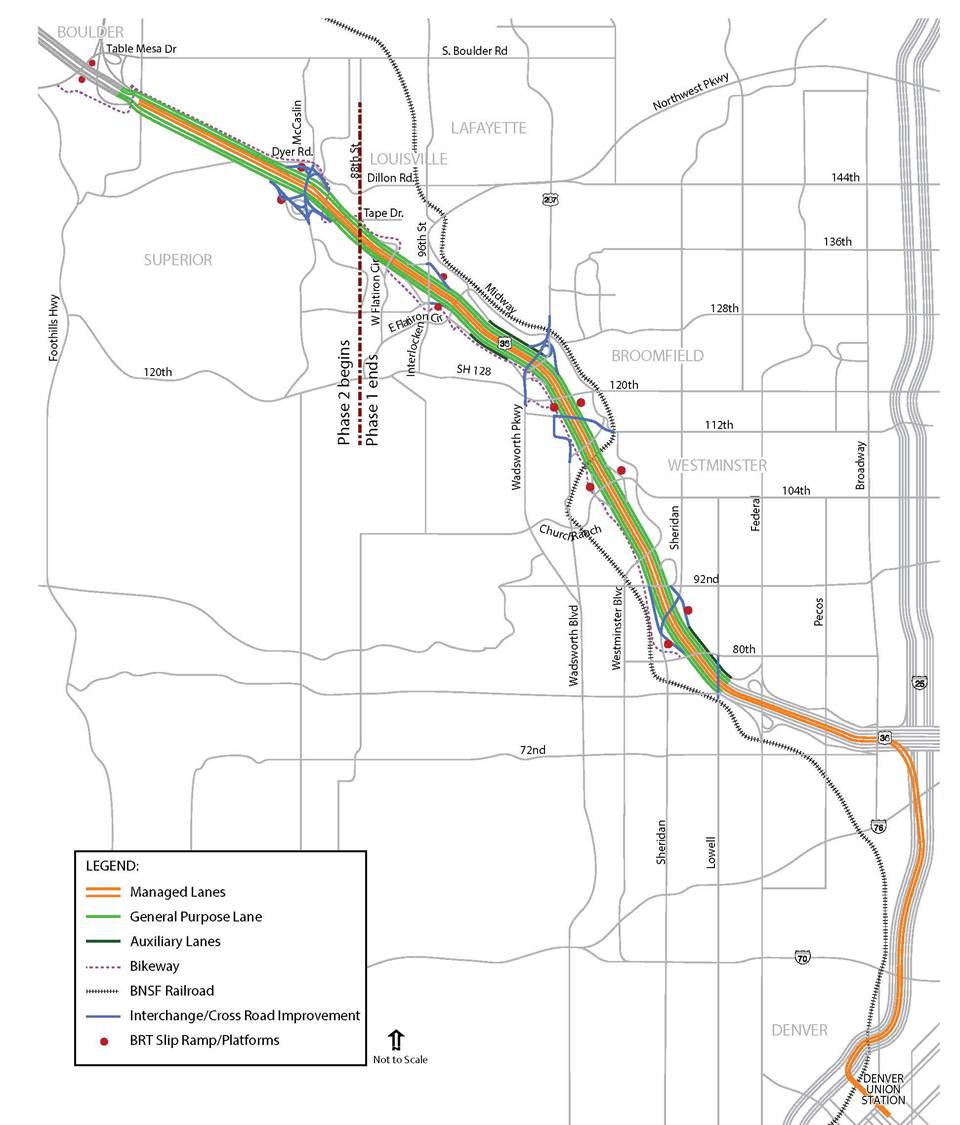 U.S. 36 Managed Lane / Bus Rapid Transit Project: Phase 1