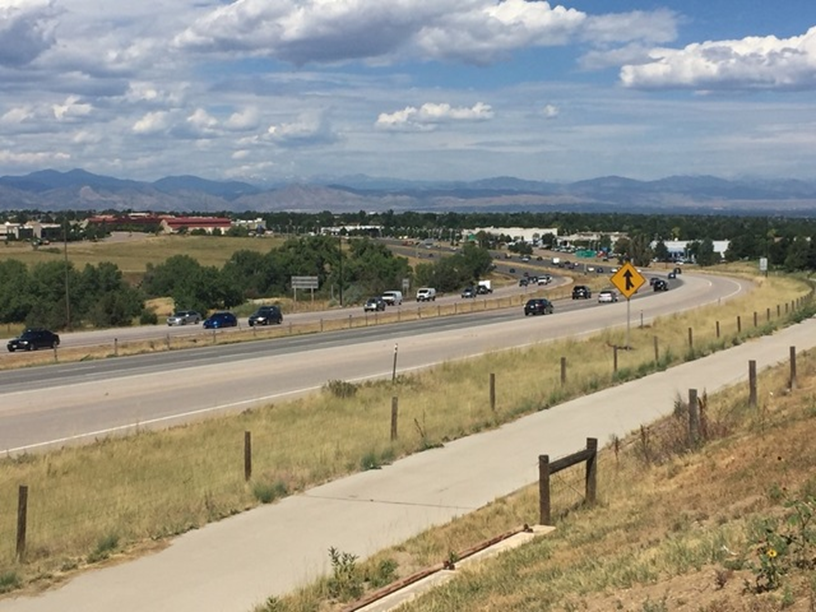 Picture of a section of the C-470 roadway