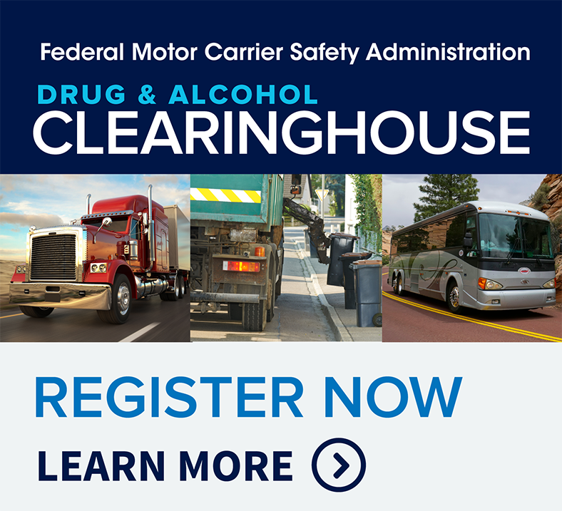 FMCSA Clearninghouse Register Now