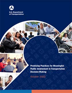 Report cover for Promising Practices for Meaningful Public Involvement in Transportation Decision-Making