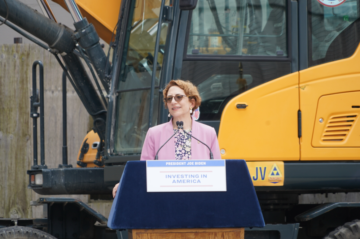 "Deputy Secretary Trottenberg speaks at event celebrating $11B investment in the Hudson Tunnel Project"