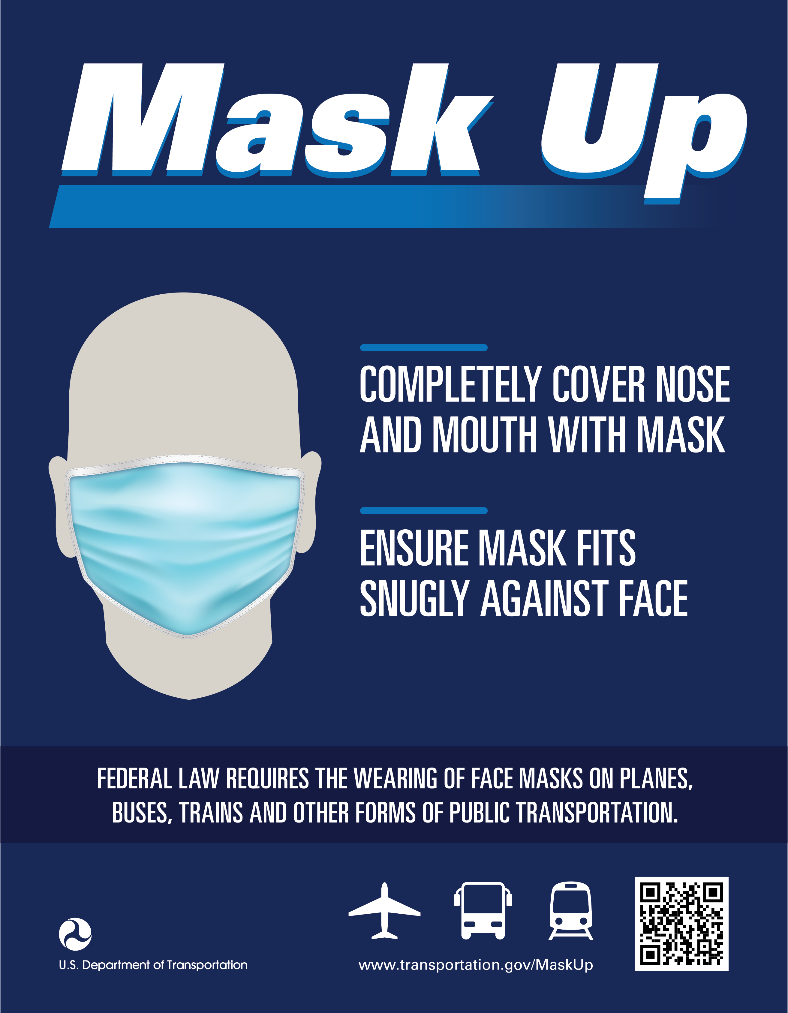 A mask up flyer.