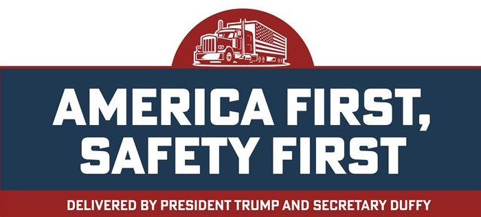 "America First, Safety First Delivered by President Trump and Secretary Duffy"