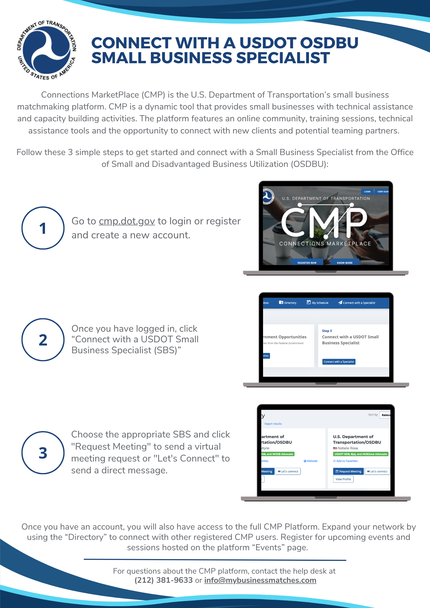 Connect with an OSDBU Small Business Specialist