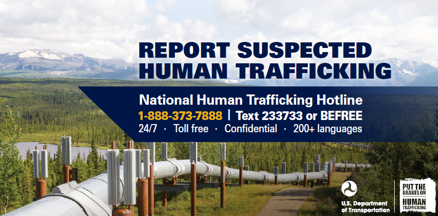 Counter-trafficking visor card, suitable for pipeline transportation. 