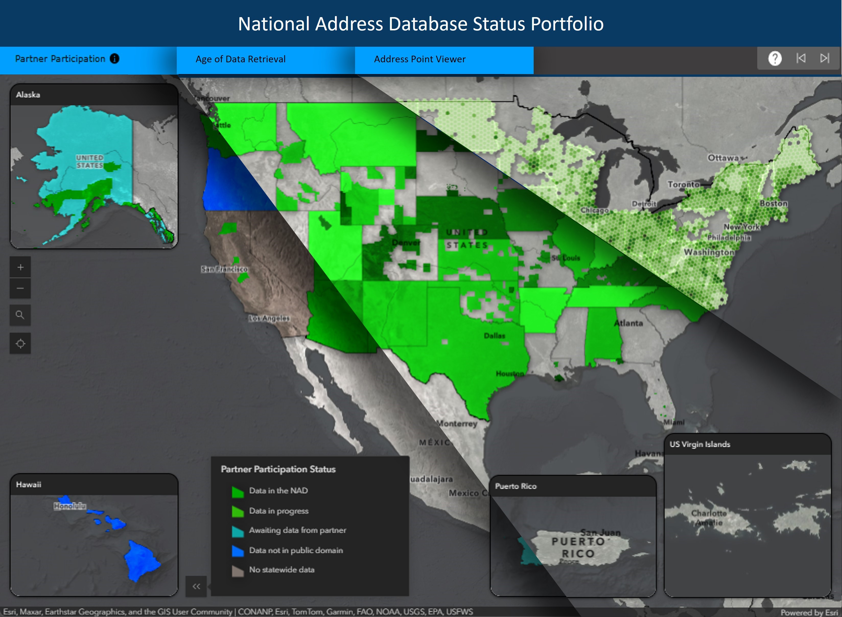 National Address Database Status Web Map