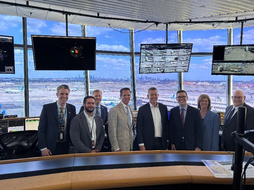 Secretary Duffy visits United Station Operations Center at Newark Liberty International Airport