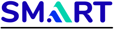 SMART logo with blue and green colors