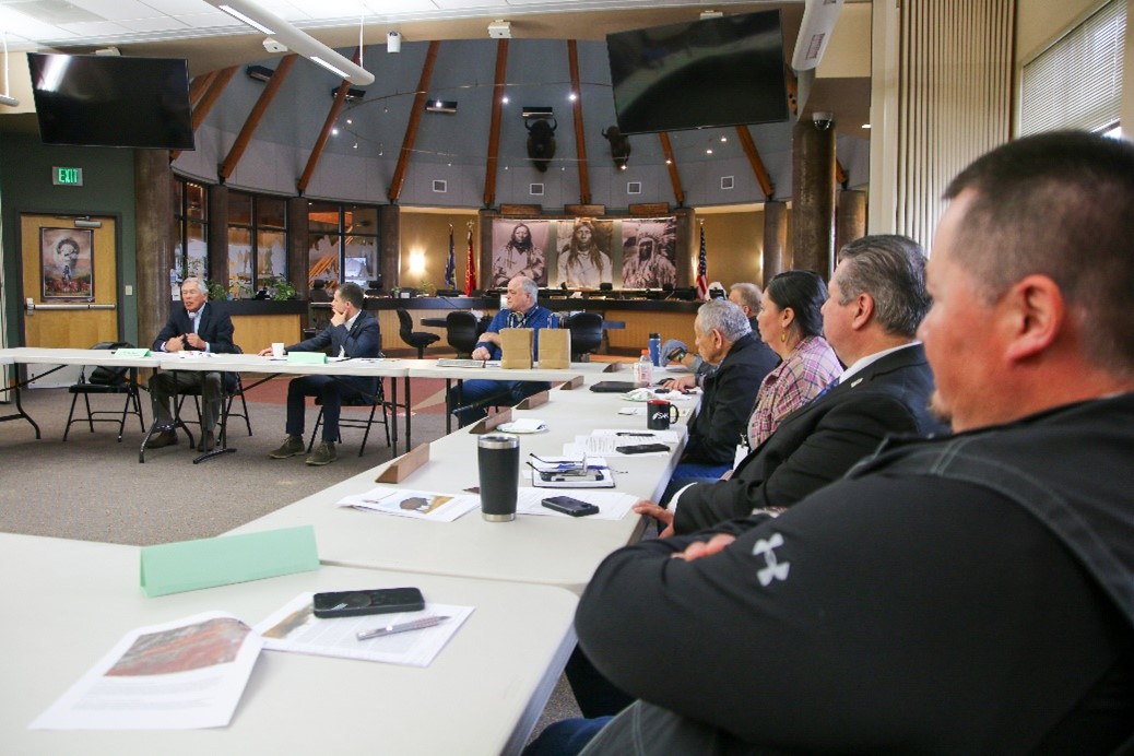 Sec. Buttigieg at round table with CSKT leaders