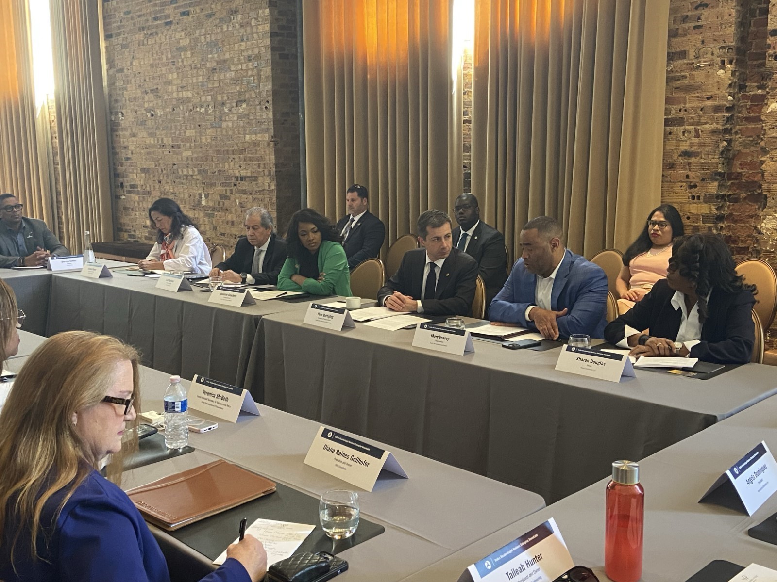 Secretary Buttigieg concluded his time in Dallas by convening a roundtable of Dallas-area Disadvantaged Business Enterprise