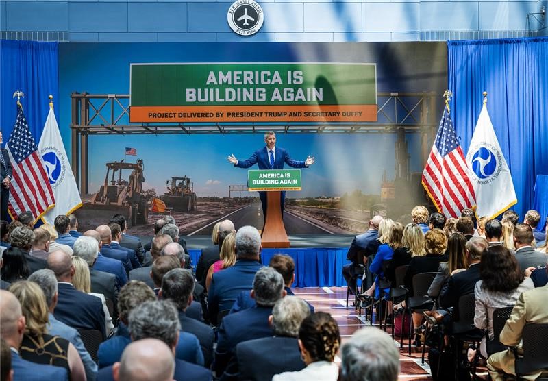 Secretary Duffy hosts an Infrastructure Event to get America Building Again.