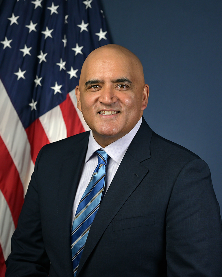 FHWA Administrator Shailen Bhatt Official Portrait