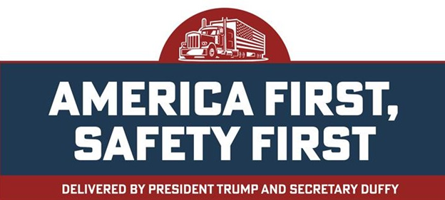 "America First, Safety First Delivered by President Trump and Secretary Duffy"