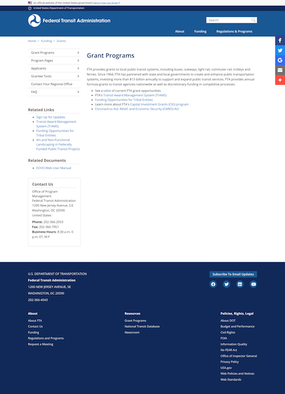 Example of a two-column article on a Modal site