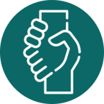 Graphic of hands shaking symbolizing Proactive Intervention, Planning, and Capacity Building