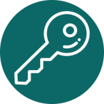 Graphic of key symbolizing Expanding Access