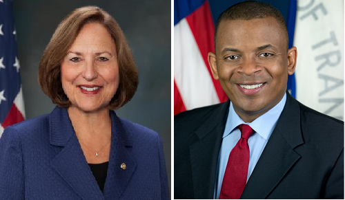 Official photos of Senator Fischer and Secretary Foxx