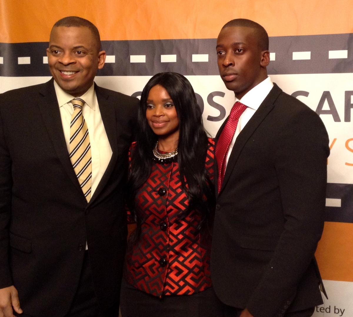 Photo of Secretary Foxx with Zoleka Mandela
