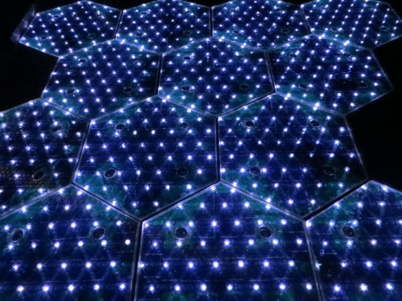Solar roadway panels