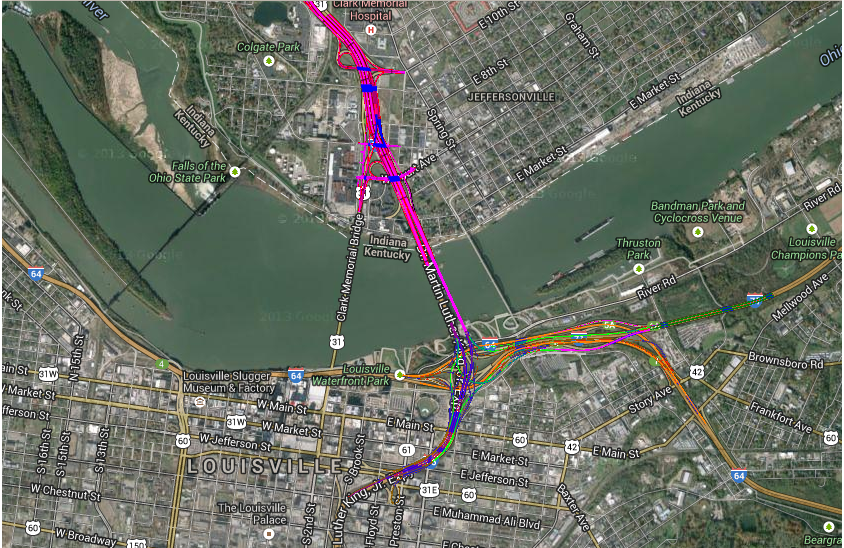 Map of Downtown Crossing and interchanges