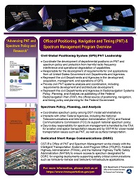 PNT Spectrum Management Fact Sheet 