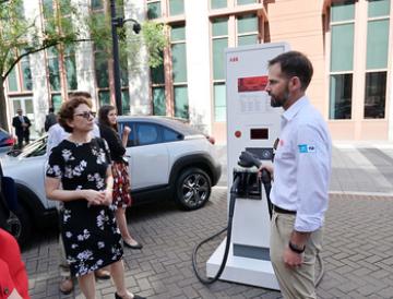 accessible electric vehicle chargers