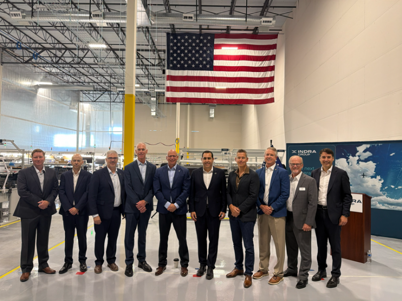 Secretary Duffy at INDRA tour