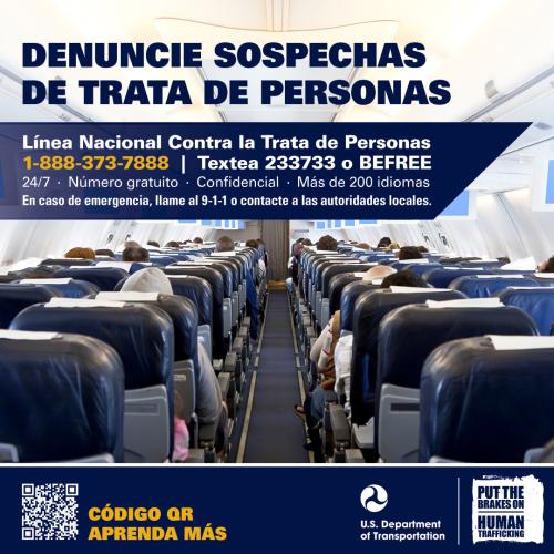 DOT HT Social Media Airplane Spanish