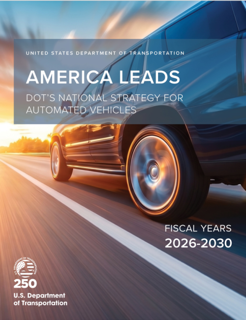 Report cover image of a vehicle on a road