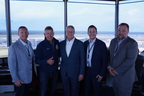 Secretary Duffy at GRR Airport Tower