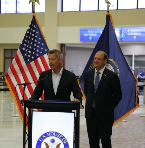 Secretary Duffy and Congressman Barr share an update on modernization at LEX