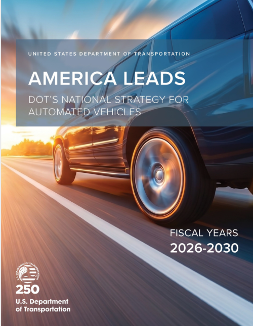 Report cover image of a vehicle on a road