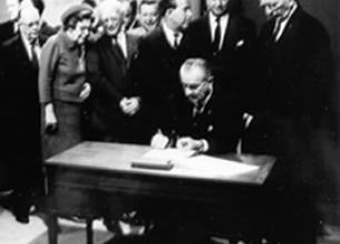 LBJ signing DOT ACT