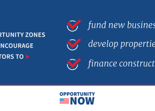 Opportunity Zone logo from White House twitter